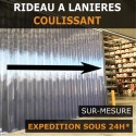 RIDEAU A LANIERES PVC COULISSANT