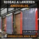 RIDEAU LANIERE PVC TRANSPARENT